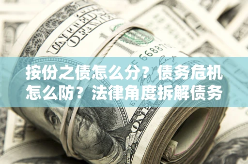 武汉按份之债怎么分？债务危机怎么防？法律角度拆解债务分配与风险自保指南