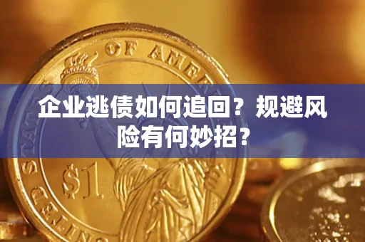 武汉企业逃债如何追回？规避风险有何妙招？