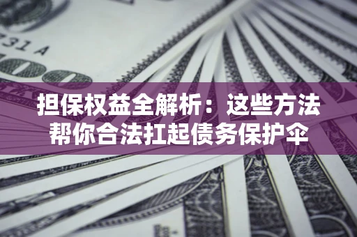 武汉担保权益全解析：这些方法帮你合法扛起债务保护伞