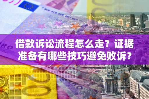 武汉借款诉讼流程怎么走？证据准备有哪些技巧避免败诉？