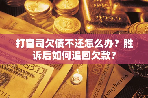 武汉打官司欠债不还怎么办？胜诉后如何追回欠款？