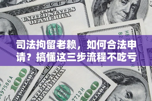武汉司法拘留老赖，如何合法申请？搞懂这三步流程不吃亏！