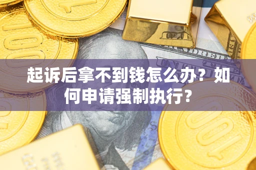 武汉起诉后拿不到钱怎么办？如何申请强制执行？