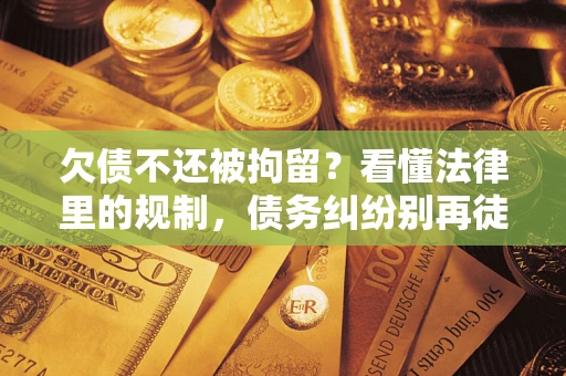武汉欠债不还被拘留？看懂法律里的规制，债务纠纷别再徒劳奔波