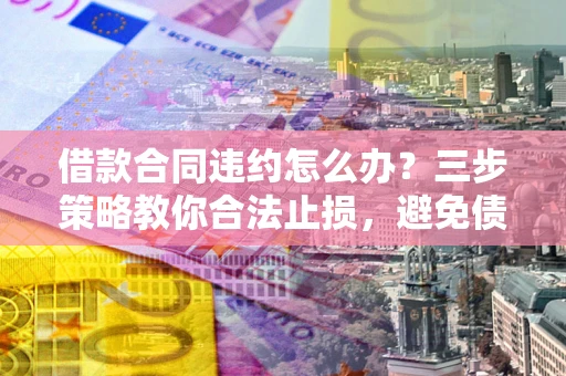 武汉借款合同违约怎么办？三步策略教你合法止损，避免债务危机升级