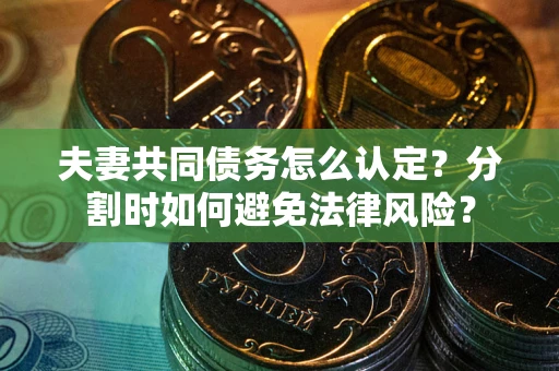 武汉夫妻共同债务怎么认定？分割时如何避免法律风险？